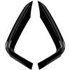 LEIFEIS Labbro Paraurti Anteriore Per BMW Serie 4 F32 F33 F36 Sport 420i 428i 435i 440i 2014-2020 Paraurti Anteriore Side Splitter Spoiler Kit Copertura Della Lampada Nebbia(Gloss Black A)