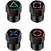 Generic Tappi per valvole per pneumatici auto, tappi per valvole pneumatici, tappi per pneumatici, accessori per auto, moto, biciclette