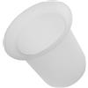 DINHEAROM Porta scopino WC con bicchiere opaco da parete per bagno, accessorio multifunzionale e durevole, per pulire e antiscivolo
