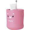 Generic Bicchiere per spazzolino da denti per bambini in stile cartone animato - Set di bicchieri e supporto per dentifricio da 300 ml | Accessori da bagno infrangibili, e funzionale Bicchiere per