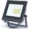 Aigostar Faro proiettore Led Slim 20W Nero da esterno IP65 Bianco neutro 4000K Aigostar