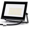 Aigostar Faro proiettore Led Slim 50W Nero da esterno IP65 Bianco neutro 4000K Aigostar