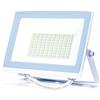 Aigostar Faro proiettore Led Slim 50W Bianco da esterno IP65 Bianco freddo 6500K Aigostar