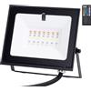Aigostar Faro proiettore Led Seven 10W Nero da esterno IP65 RGB luce regolabile e dimmerabile con telecomando Aigostar