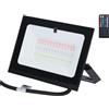 Aigostar Faro proiettore Led Seven 50W Nero da esterno IP65 RGB luce regolabile e dimmerabile con telecomando Aigostar