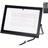 Aigostar Faro proiettore Led Seven 100W Nero da esterno IP65 RGB luce regolabile e dimmerabile con telecomando Aigostar