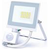 Aigostar Faro proiettore Led Slim 20W Bianco da esterno IP65 Bianco neutro 4000K con sensore crepuscolare e di movimento Aigostar