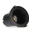 iSG Lighting Faretto Led da incasso Cobve 7W Rotondo Cornice nera Apertura 36 gradi CCT temperatura colore regolabile iSG Lighting