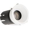 iSG Lighting Faretto Led da incasso 10W Rotondo Orientabile Cornice bianca Apertura 36 gradi CCT temperatura colore regolabile iSG Lighting