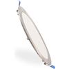 M LEDME Faretto Led da incasso Nickel 20W Rotondo Cornice argento Apertura 120 gradi CCT temperatura colore regolabile M LEDME