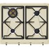 Smeg SRV864POGH Piano Cottura Gas 4 Fornelli 60 cm Crema