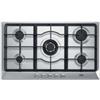 Lofra HDS9E0 Piano Cottura Gas 5 Fornelli 90 cm Acciaio inossidabile