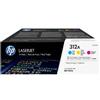 Hp CF440AM Toner Ciano, Magenta, Giallo Originale 27000 pagine
