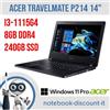 Acer Notebook ACER TRAVELMATE P214 n19q7 14" i3-1115G4 8GB RAM 240GB SSD W11 PRO