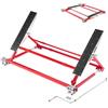 VEVOR Sollevatore per Auto Manuale Portatile, Capacità Max 2300 kg Sollevatore a Forbice Manuale per Auto con Altezza Max 585 mm, Larghezza e Ruote Regolabili, per SUV Mini Camion, Uso Garage Officina