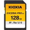 KIOXIA EXCERIA PRO G2 SDXC UHS-II V60/V90 64GB-512GB 300-310MB/s 5 anni di...