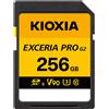 KIOXIA EXCERIA PRO G2 SDXC UHS-II V60/V90 64GB-512GB 300-310MB/s 5 anni di...