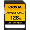 KIOXIA EXCERIA PRO G2 SDXC UHS-II V60/V90 64GB-512GB 300-310MB/s 5 anni di...