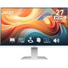Msi Monitor Led 27'' Msi Pro MP273QW E14 Quad HD 2560x1440 1ms classe E Bianco [UPMSI027XSPF015]