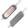 Generico Fishing Flashers For Trolling Salmon - Metal Flash Board 4.5In Diving Lure Attractor, 23g Weighted Fishing Flasher With Light Effect For Saltwater Deep Sea Salmon Trolling Use