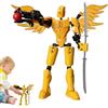 Générique Figure fittizie di Robot,Figurine Multi-articolari - Robot flessibili con articolazioni mobili | Figurine e set di giochi d'azione creativi robusti per ragazzi