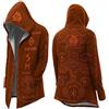 Générique Cappotto Uomo Invernale Lungo con Cappuccio Trench Coat Uomo Vintage Cardigan Lungo Felpa Viking Costume Medievale Giacca Calda Taglie Forti Mantello 3/4 Cappotti e Giubbotti Cardigan Cape Streetwear