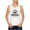 Vendax Fresh Pots! Dave Coffee Canotta T-Shirt Donna Bianca