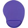 CUSROS Tappetino per mouse verticale con filo, tappetino per mouse da polso in memory foam, design a cuneo a gradini, supporto ergonomico per il polso, antiscivolo, per casa e ufficio, viola