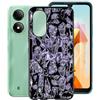 KJYFOANI Cover per ZTE Blade A33s Custodia, Nero Morbido Silicone Ultra Sottile TPU Case Anti-Graffio Antiurto Bumper Protezione Guscio per ZTE Blade A33s (6.67) - Fantasia