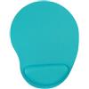 CUSROS Tappetino per mouse verticale con filo, tappetino per mouse da polso in memory foam, design a cuneo a gradini, supporto ergonomico per il polso, antiscivolo, per casa, ufficio, lago, blu
