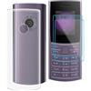 KJYFOANI per Nokia 110 4G 2023 Cover e 2 Pezzi Pellicola Vetro Temperato, KJYF Transparent Sottile Case Anti-Shock Morbido TPU-Silicone Custodia per Nokia 110 4G 2023 (1.8) - Cristallo