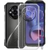 KJYFOANI Custodia per Doogee S118 Pro, Trasparente Morbido Silicone Protettiva Case, Ultra Sottile Anti-Graffio TPU Bumper Cover per Doogee S118 Pro (6.58) - Cristallo