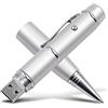 MySixKeen Penna a Sfera Argento Forma 64 GB USB 2.0 Flash Drive Memory Stick Pendrive Thumb Drive Jump Drive