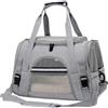Generic Trasportino per animali domestici, base rimovibile, morbida borsa per il trasporto | 5 tasche per carte, a 360 gradi, 1 porta bottiglia d'acqua per trasportare cuccioli, viaggi, vacanze
