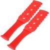 Healeved Bastone Massaggiante in Silicone Allungato a 4 Fori, 2 Pezzi Rosso | Massaggiatore Spalle e Collo, per Casa e Ufficio, per Massaggio Corpo, Adatto alla Schiena