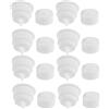 SOPOTUTU Pompa in Silicone per Dispenser di Dentifricio, Valvola Antigoccia per Tubetto, Set da 10 Pezzi per Bagno, Ricambio per Spremi-tubi Igienico senza Contatto