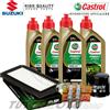 Castrol - Hiflo - NGK Tagliando SUZUKI AN 650 Burgman / ABS 2003-2016 - Olio Castrol + Filtri Candele