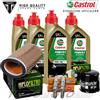 Castrol - Hiflo - NGK Tagliando TRIUMPH Bonneville 865 T100 2007-2016 / Olio Castrol + Filtri Candele