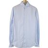 Suitsupply Camicia Uomo 39L/15 1/2L Extra Slim Blu Cotone Puro Cutaway Twill