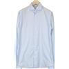 Suitsupply Traveller Camicia Uomo 40-7/15 3/4L Extra Slim Blu Cotone Button-Up