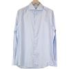 Suitsupply Uomo Camicia 42/16 1/2 Extra Slim a Righe Classico Blu Puro Cotone