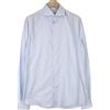 Suitsupply Camicia Uomo 41L/16L Extra Slim Blu Cotone Puro A Righe Twill
