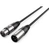 Audibax Cavo Audibax Silver XLR maschio - XLR femmina, 15 metri, nero
