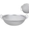 Opilroyn Setaccio a maglia fine, setaccio rotondo in acciaio inox a 60 maglie | Secchio per vernice, filtro per emulsione e filtro a imbuto con manico per vernice, smalto
