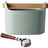 Generic Knock Box - Contenitore per caffè e caffè Contenitore per caffè per caffè Contenitore estraibile per | Contenitore per rifiuti di tarme, contenitore per fondi di