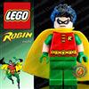 LEGO ⭐ LEGO Robin Minifigure sh200 Dc Comics Batman sh0200 76035 Molded Short Sleeves