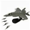 Modellino F-35A con Piedistallo Statico Modellismo Preassemblato per Scrivania