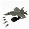 Modellino F-35A con Piedistallo Statico Modello di Aereo con Espositore