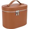 Generisch Custodia professionale per trucchi - Set di custodie in pelle portatile, organizer impermeabile per cosmetici, porta gioielli, beauty case per ragazze, imballaggio, bagno, doccia, auto, treno