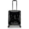 Invicta Trolley Travel - Bagaglio a Mano - Nero - 33 Litri, Rigido da Cabina con 4 Ruote Girevoli